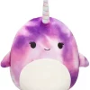 Budget Squishmallows Nabila the Narwhal 5-Inch Plush [Eyes Open] - Cute & Collectible