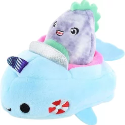 New Squishmallows Squishville Chuey the Dino & Vehicle 2-Inch Mini Plush, Limited Edition