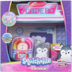 Hot Sale ✔️ Squishmallows Squishville! Darling Diner 2-Inch Mini Plush Playset 🥰 | Kellytoys