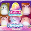 Squishmallows Squishville Wild Ones Squad 2-Inch Mini Plush 6-Pack Set - Collectible Mini Plush Toys for Kids and Adults