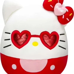 Squishmallows Hello Kitty 16-Inch Plush with Red Heart Glasses - Ultra Soft Stuffed Animal Toy for Kids and Collectors