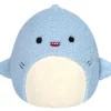 Kellytoys Squishmallows Fuzz A Mallows Davie the Shark 12-Inch Plush - Ultra-Soft & Huggable Stuffed Animal -Cheap Squishmallows Store 191726459873