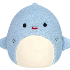 Kellytoys Squishmallows Fuzz A Mallows Davie the Shark 12-Inch Plush - Ultra-Soft & Huggable Stuffed Animal