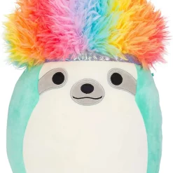 Squishmallows Squish-Doos Aqua the Sloth 12-Inch Plush Toy - Exclusive Soft Stuffed Animal for Kids & Collectors