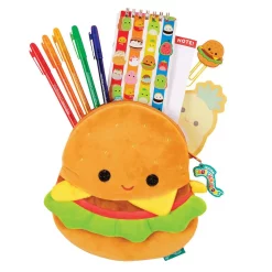 Outlet Deal! Squishmallows All About Squish Collection Carl the Hamburger Stationery Kit by Fashion Angels -Cheap Squishmallows Store 787909502940 inset2