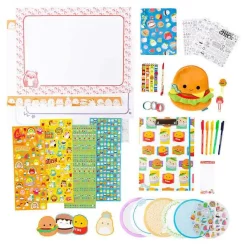 Outlet Deal! Squishmallows All About Squish Collection Carl the Hamburger Stationery Kit by Fashion Angels -Cheap Squishmallows Store 787909502940 inset3