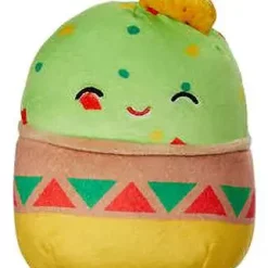 Squishmallows Food Squad Gideon the Guacamole with Tortilla Chip 5" Plush Toy
