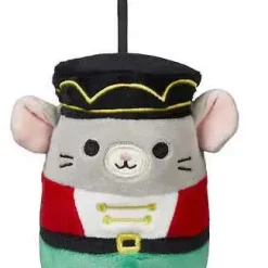 Exclusive Holiday Squishmallows Ornament - Murray the Mouse 4-Inch Plush | Holiday CLASSIC Collection