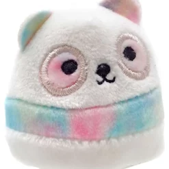 Squishmallows Squishville Rainbow Dream Squad Pastel Panda 2-Inch Mini Plush Toy