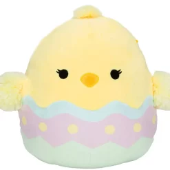 New Squishmallows Easter Aimee the Chick 12-Inch Plush [in Egg] – Soft & Adorable Collectible