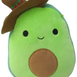 New ✔️ Squishmallows Austin the Avocado 7-Inch Plush with Sombrero – Soft & Huggable Plush Toy | Kellytoys
