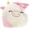 Squishmallows Caedyn the Cow 4-Inch Plush Hanger - Soft & Cuddly Stuffed Animal Toy -Cheap Squishmallows Store squishcaedynhanger