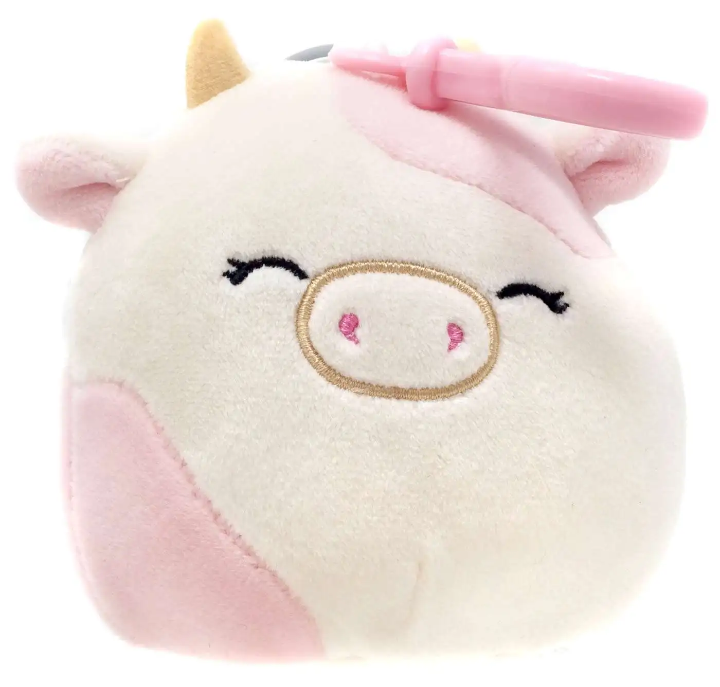 Squishmallows Caedyn the Cow 4-Inch Plush Hanger - Soft & Cuddly Stuffed Animal Toy 3 Squishmallows Caedyn the Cow 4-Inch Plush Hanger - Soft & Cuddly Stuffed Animal Toy