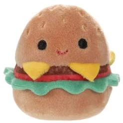Budget Squishmallows Squishville! Carl the Hamburger 2-Inch Mini Plush - Fun Collectible Gift
