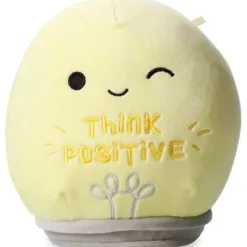 Squishmallows Crissle the Lightbulb 7-Inch Plush - Think Positive | Soft & Huggable Collectible Toy