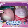 Flash Sale ⭐ Squishmallows Squishville! Jeanne & Ponderosa 2-Inch Mini Plush 2-Pack Set 💯 | Kellytoys