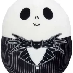 Squishmallows The Nightmare Before Christmas Jack Skellington 8-Inch Plush - Soft & Cuddly Collectible