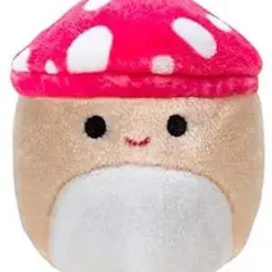 Promo Squishmallows Squishville! Malcolm the Mushroom 2-Inch Mini Plush - Adorable Collectible Toy
