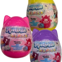 Best Price 😍 Squishmallows Squishville! Series 2 LOT of 3 Mini Plush Mystery Packs [RANDOM Colors] 🛒 | Kellytoys