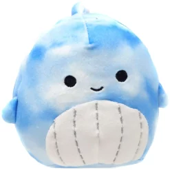 Squishmallows Sealife Squad Samir the Blue Whale 5-Inch Plush - Soft, Cuddly & Collectible