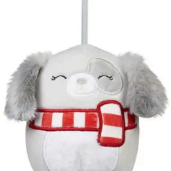 Kellytoys Squishmallows Ornament Ivy the Dog 4-Inch Plush | Holiday Winter Collection Exclusive