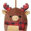 Squishmallows Alfred the Reindeer 4-Inch Plush Ornament | Exclusive Holiday Winter Collection