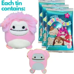Flash Sale 💯 Squishmallows Series 1 Trading Cards Brina Bigfoot Collector Tin ✨ | Parkside Collectibles -Cheap Squishmallows Store squishtinbrinabigfoot inset1