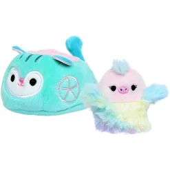 Squishmallows Squishville Mini Plush - 2-Inch Ostrich with Cute Vehicle | Kellytoys