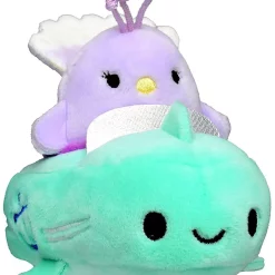 Flash Sale ⌛ Squishmallows Squishville! Peacock & Vehicle 2-Inch Mini Plush 🛒 - Limited Time Offer!
