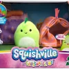 Kellytoys Squishmallows Squishville Camping Set - 2-Inch Mini Plush Playset with Cute Collectibles | Perfect for Kids & Collectors!