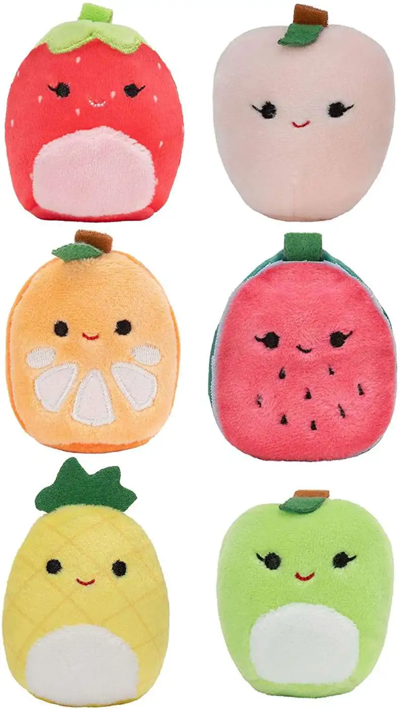Squishmallows Squishville Fruit Squad 2-Inch Mini Plush 6-Pack Set | Kellytoys 4 Squishmallows Squishville Fruit Squad 2-Inch Mini Plush 6-Pack Set | Kellytoys - Image 2