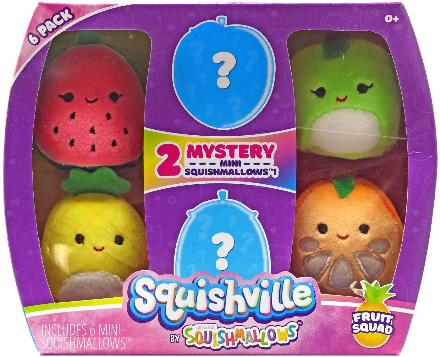 Squishmallows Squishville Fruit Squad 2-Inch Mini Plush 6-Pack Set | Kellytoys 3 Squishmallows Squishville Fruit Squad 2-Inch Mini Plush 6-Pack Set | Kellytoys