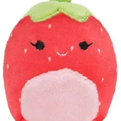 Coupon ⌛ Squishmallows Squishville! Scarlet the Strawberry 2-Inch Mini Plush 🌟 - Adorable Collectible Toy