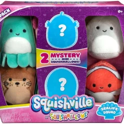Wholesale Squishmallows Squishville! Sealife Squad 2-Inch Mini Plush 6-Pack Set – Adorable Collectible Mini Plush Toys