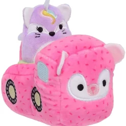 Promo Squishmallows Squishville Foxicorn & Vehicle 2-Inch Mini Plush Toy